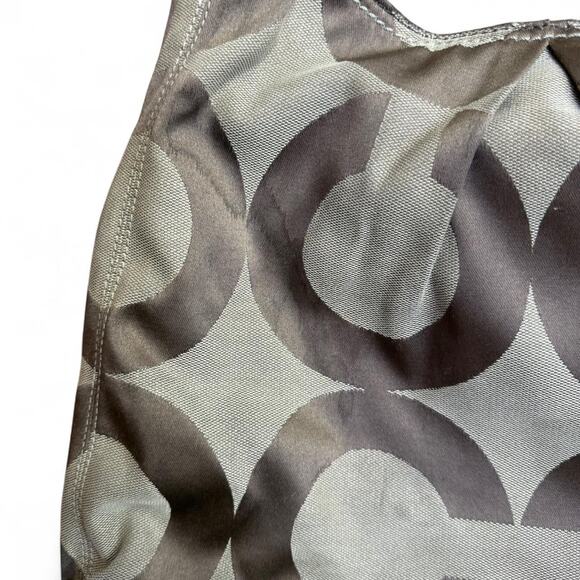 Coach Madison Brown Signature Shoulder Bag - Picture 7 of 8